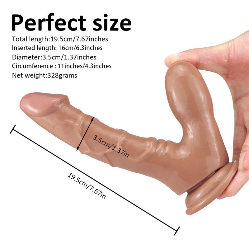 Double Tube Pinch Female Double-headed Dildo G-spot Backcourt Stimulator