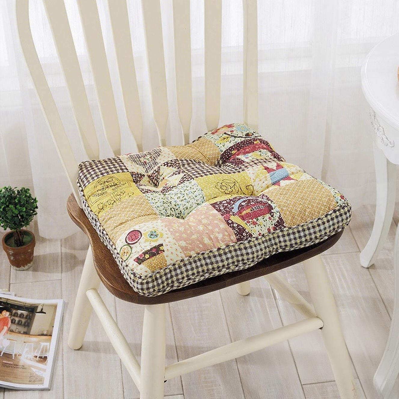 

Thicken Square Chair Cushion with Anti-skid Strap Indoor Outdoor Sofa Cushion Pillow Cushion for Home Office Cojines Navideños