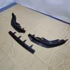 For BMW 3 Series G20 G21 M-Sport 2019-2024 Car Front Bumper Splitter Lip Spoiler Diffuser Guard Body Kit Cover Tuning ABS Black