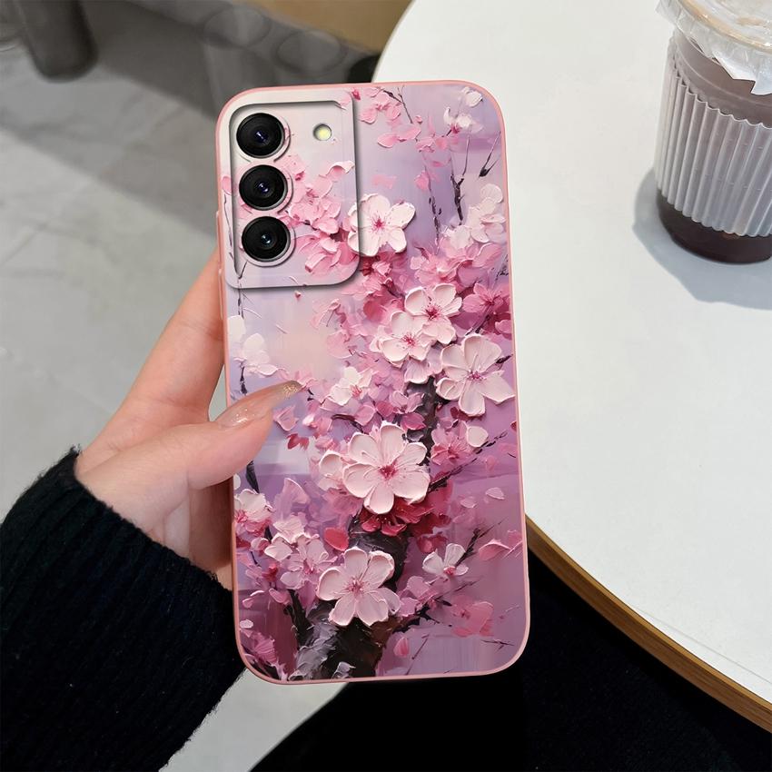 New Case For Samsung Galaxy S22 S21 S20 Ultra Plus FE Vibrant Cartoon Phone Shell Full Coverage Anti Fingerprint Soft Cover For Samsung Premium Bumper