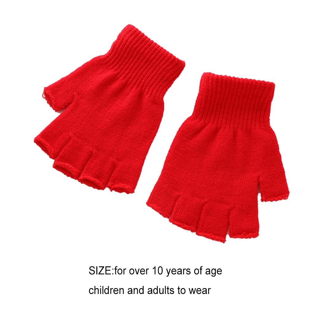 1 Paar Fingerlose Handschuhe Stilvoll Bequem Herren Damen Bekleidungsaccessoire Einfacher Stil Fingerwärmer Handbedeckungen für Draußen