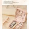 Tragbare Schmuckschatulle Reise Ringe Ohrstecker Schmuckschatulle Schmuck Aufbewahrungsbox Mädchen Herz Niedlich Kompakte Tasche