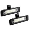 1PC/2Pcs Car LED License Plate Lights Number Plate Lamp Replacement Light For Taurus Mustang Focus Fusion Edge MKS MKT MKX MKZ Milan Sable