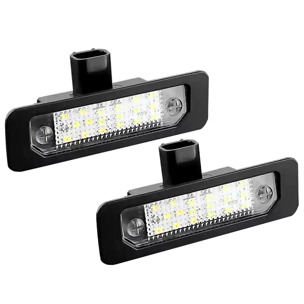 1PC/2Pcs Car LED License Plate Lights Number Plate Lamp Replacement Light For Taurus Mustang Focus Fusion Edge MKS MKT MKX MKZ Milan Sable