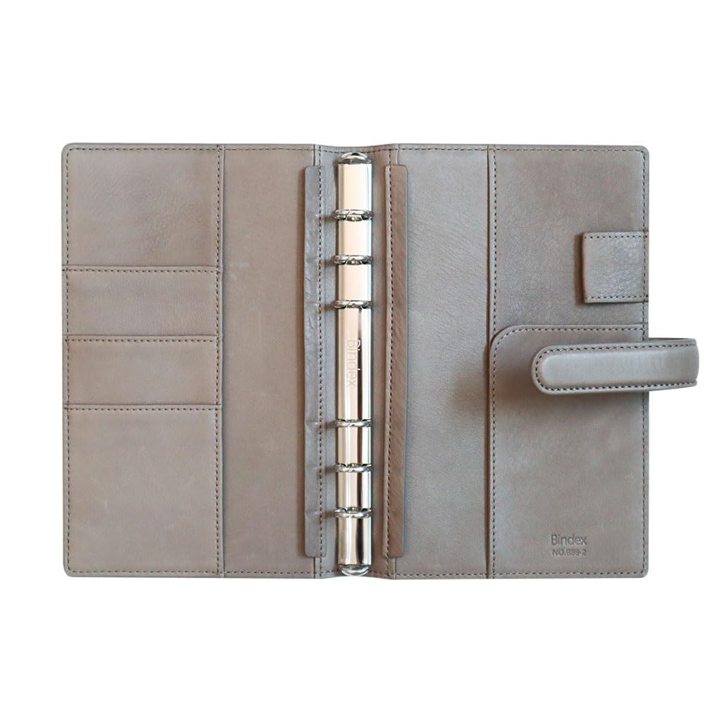 NOLTY System Notebook Bindex Classic Bible Cowhide Greige BB89-2