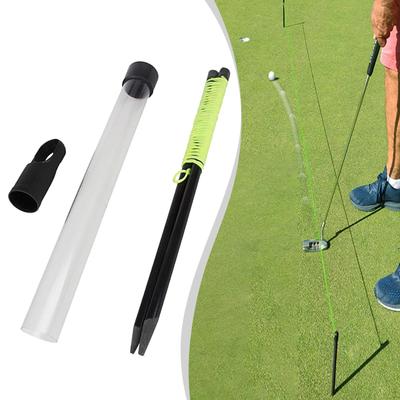 Golf Putting String with Fiberglass Pegs Rods for Beginners Golfer Gift Men Guide