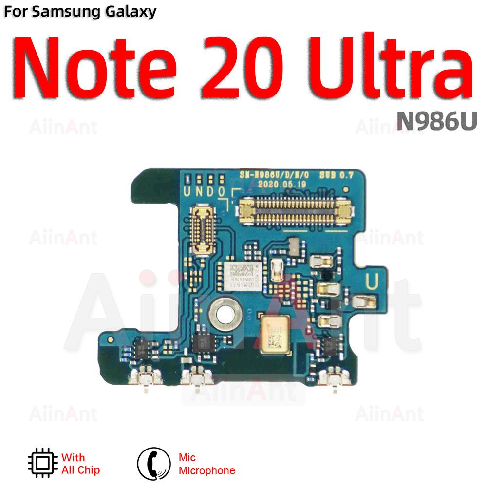Aiinant USB Port Charger Board Dock Charging Flex Cable For Samsung Galaxy Note 10 20 Ultra Plus Lite N986B N981B N976F N975F