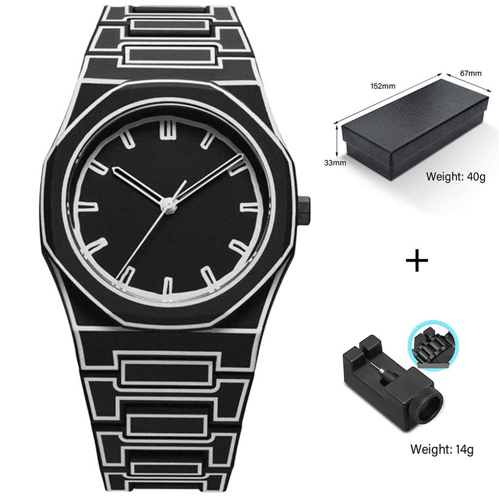 New Men's High-end Waterproof Popular Plastic Men's Waterproof Quartz Watch