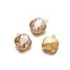 5pcs/lot Stainless Steel Glass Crystal Square Shape Charms Pendants for DIY Necklace Beads Jewelry Making Accessories