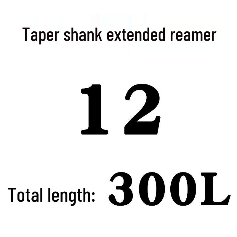 Extra Long High-Speed Steel Taper Shank Machine Reamer for Deep Holes, Sizes 16, 18, 20, 22, 24, 25, 30, 40