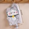 Cartoon Katze Handtuch Kawaii Handtuch Reinigungstuch Ideal für Küche Badezimmer Hängendes Handtuch Super Saugfähiges Taschentuch