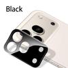 Protection d'objectif en verre trempé noir pour Honor 600 / 600 Pro 5G Film de protection d'objectif en verre HD transparent
