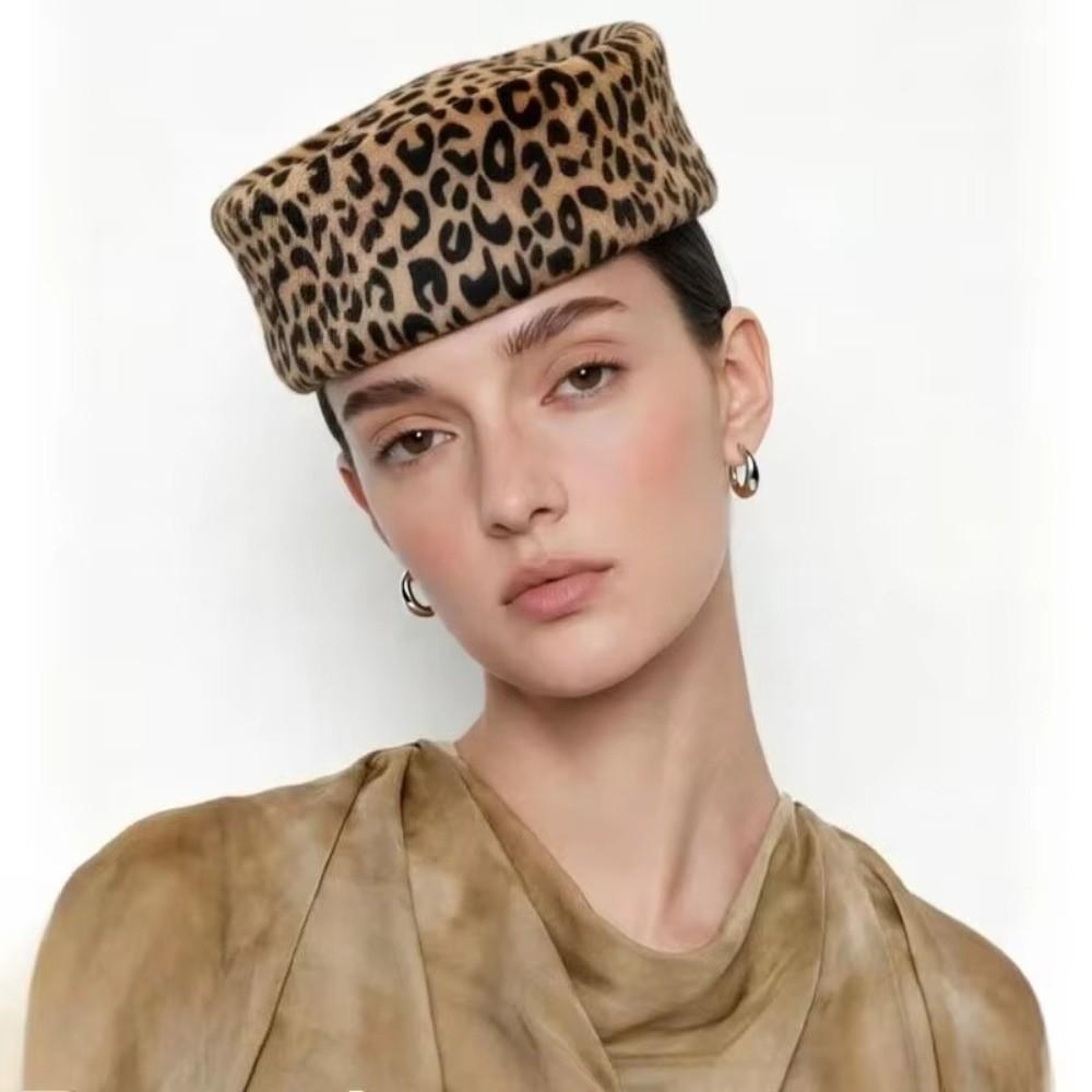 Felt French Top Cap Round Shape Painter Beret Elegant Women Fashion Hat Ladies Occasion