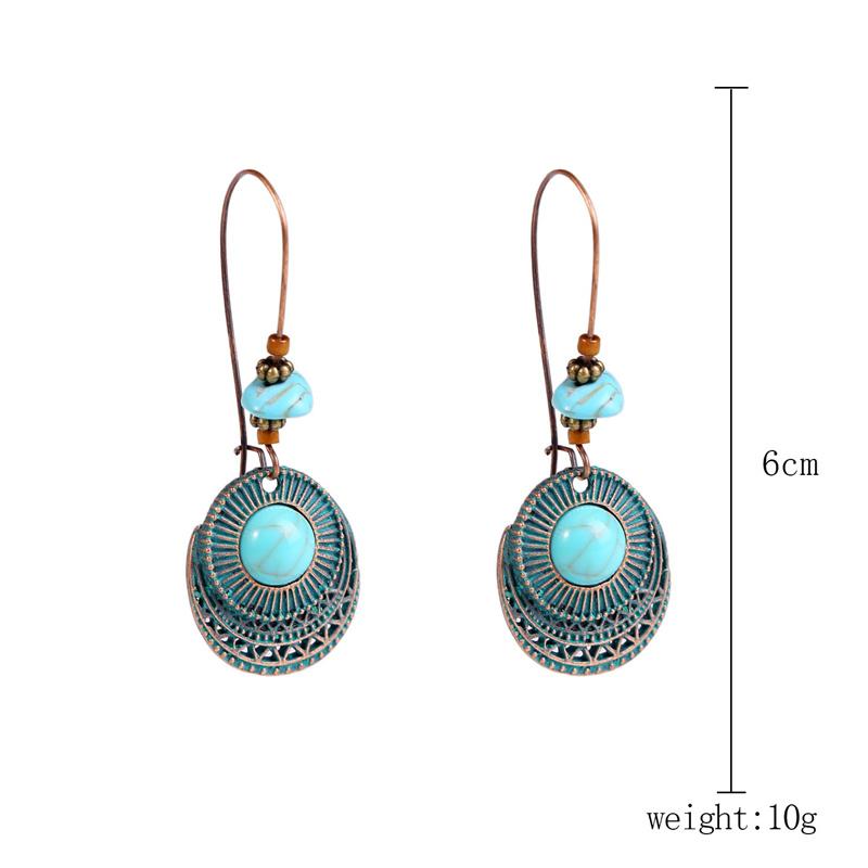BLINGBAY 2023 Women's Earrings Retro Accessories Fashion Jewelry Accessories Ethnic Turquoise Earrings Bohemian Jewelry Gifts