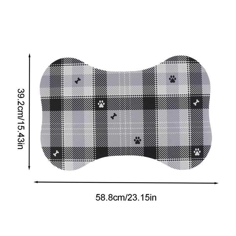 Waterproof Pet Placemat Dog Cat Food Mat Dog Feeding Mat Cat Dog Drinking Feeding Placemat Diatom Mud Pet Bowl Pad Feeder Mats