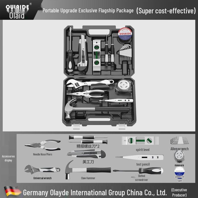 Multifunctional Tool Set for Electricians & Woodworkers - Ideal for Home Repairs