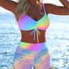Nuovo Set Bikini per Commercio Estero Costume da Bagno Due Pezzi Donna Costume da Bagno Estate