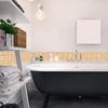 Removable Bathroom Wall Tiles Self-Adhesive PVC Tile Stickers, Waterproof Mosaic Pattern Decals for Kitchen Cover Defects Stickers Home Decor,