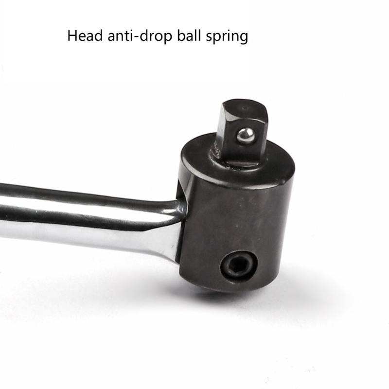 1/2" Drive Joint Handle Flexible Head Breaker Bar Wrench Spanner for Automotive Repair Strong Lever Handle Repair Tool