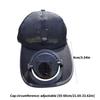 Solar Powered Cooling Fan Hat With USB Charging For Outdoor Activities 600mAh Rechargeable Adjustable Ventilated Sun Hat