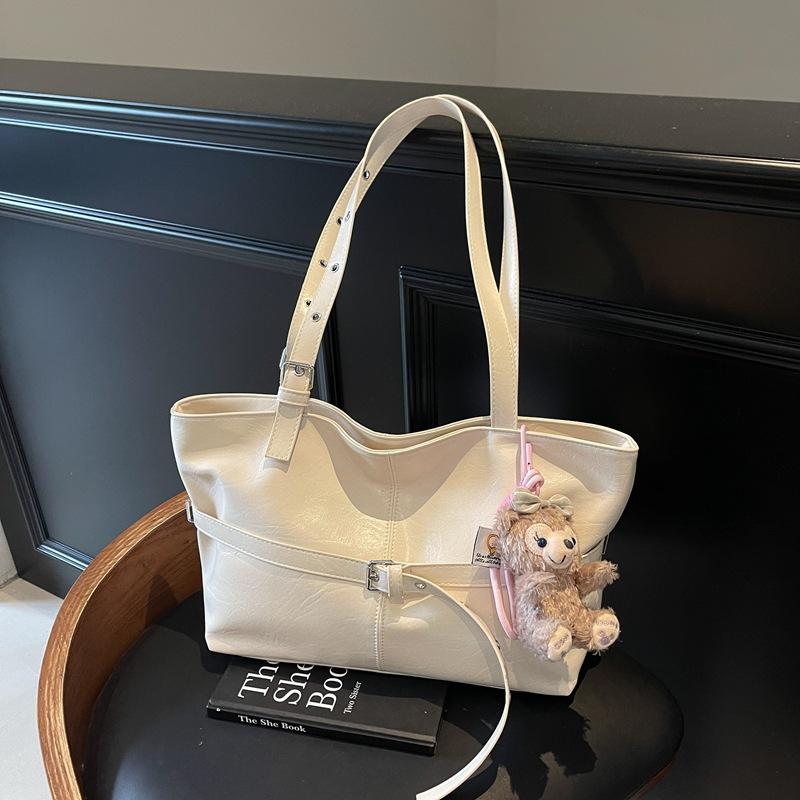 Tote Bag Women's Large Capacity 2025 New Summer Simple and Versatile Shoulder Underarm Bag High-end Sense Work Commuter Bag