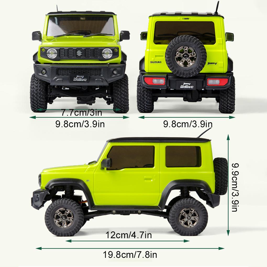 1/18 UDIRC UCX2402 RTR 2.4G RC Car Rock Crawler Brushed Motor Off-Road Climbing Truck Full Proportional Vehicles Models Toys New
