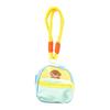 Small Coin Purse for Girls Purse, Macaron Style Mini Backpack Pendant with Lanyard, Lightweight Durable Fabric Pouch Double Zippered Compartments