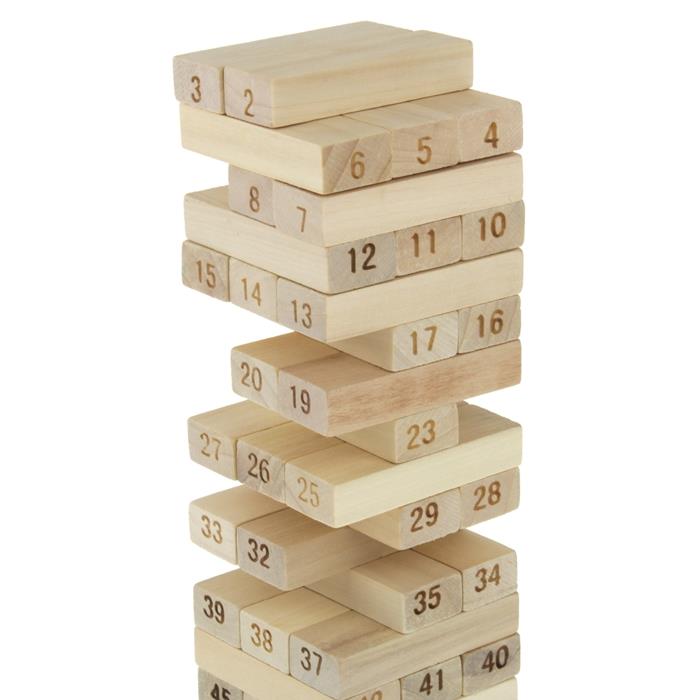 Jenga Wooden Puzzle Wobbly Tower