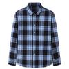 Camicia a quadri in flanella a maniche lunghe da uomo taglie forti Autunno/Inverno