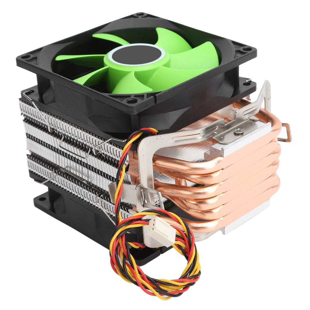 9cm CPU Cooler 3PIN Double Fan Radiator Fit for Intel LGA775 1155 1156 1366 AMD AM2 AM2+ AM3