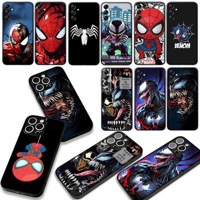 For Motorola Moto G04 G13 G14 G45 G23 G20 G32 G34 G35 G64 G82 G84 G53 G60 G72 E14 E15 Case SpiderMan Venom Spider Marvel Man