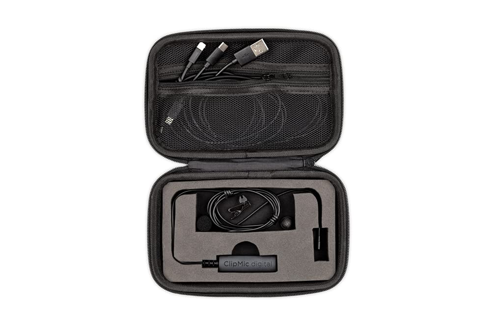 Apogee ClipMic Digital2 Lavalier Ansteckmikrofon für Kompatibel mit und Windows Mikrofon, Streaming, iPhone, Mac,