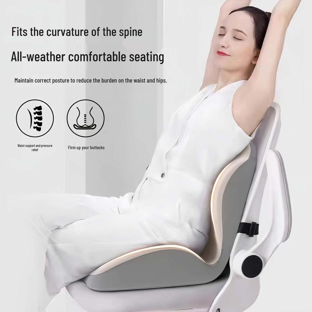 Ergonomic Lumbar Support Office Chair Cushion for Long Sitting