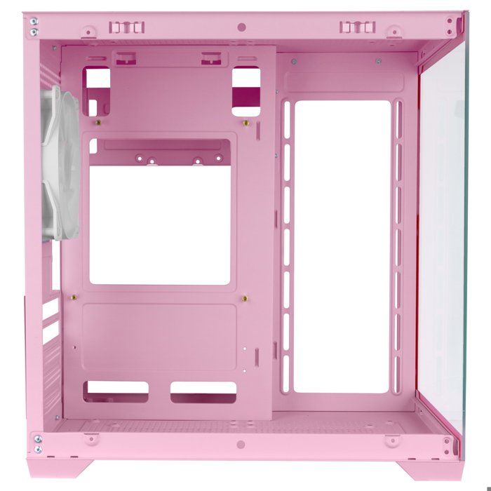 Boîtier MicroATX - MARS GAMING - MC-VIEW2 - Verre Trempé - Refroidissement 240mm - Rose