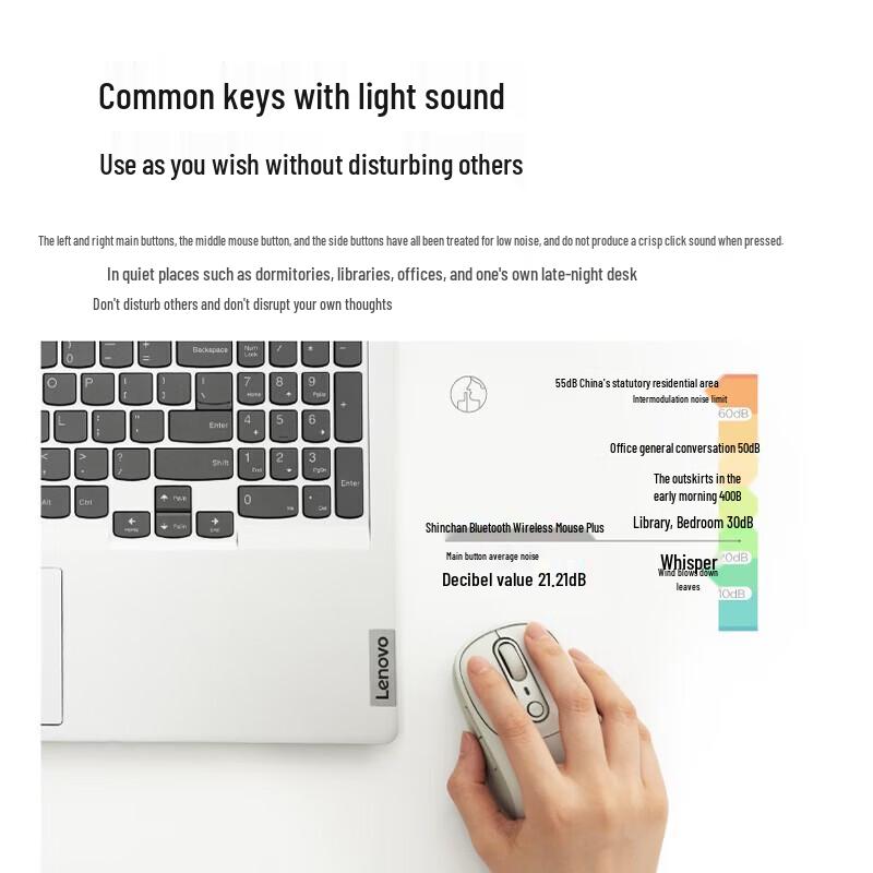 Lenovo Xiaoxin Wireless Bluetooth Mouse Plus