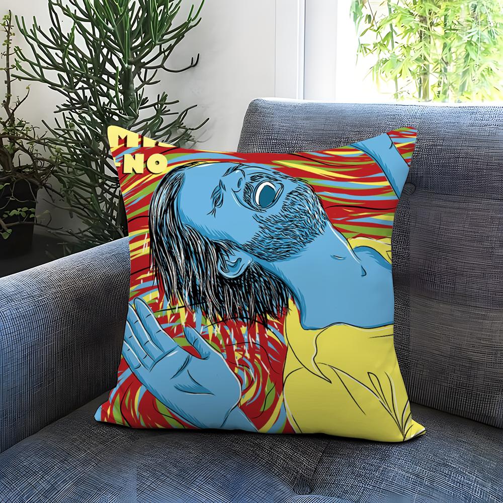 Father J-John MistyS Cushion Cover Comfortable Reversible Pillow Cover Ideal for Car Sofa Bedroom & Beyond