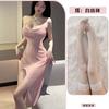 teasing long dress transparent suspender nightdress erotic underwear passion pure desire mesh dress one-piece temptation suit