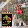 Christmas Garden Flag 12 18 Inch Reversible Outdoor Vertical Rural Holiday Garden Decorations