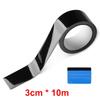 Gloss Black Vinyl Wrap Strip Self Adhesive Car Protection Film Car Wrap Tape  Bicycle Accessories