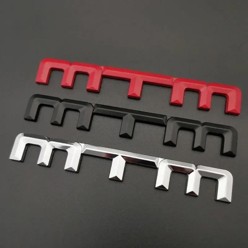 1Pc 3D Metal MTM Logo Car Body Side Badge Rear Trunk Emblem Sticker for Golf Passat Jetta Touareg Tiguan Polo CC Bora