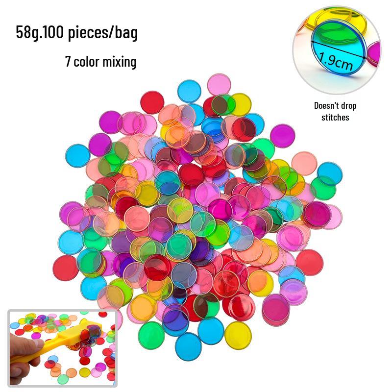 Magnetic Color-Matching Discs for Scientific Experiments and Teaching