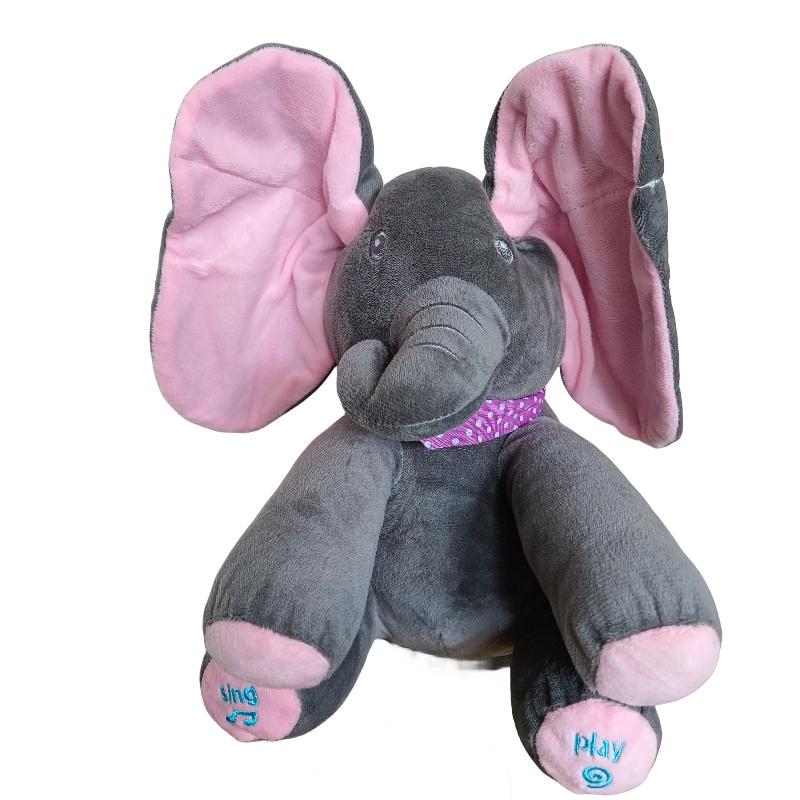 Entzückendes Elefanten-Plüschtier mit beweglichen Ohren Perfektes Babygeschenk