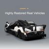 1:32 Pagani Zonda R Huayra Bc Sportwagen Spielzeugmodelle Legierung Druckguss Sound Licht Türen Öffnen Rückzieher Mini-Supersportwagen Für Jungen Geschenke
