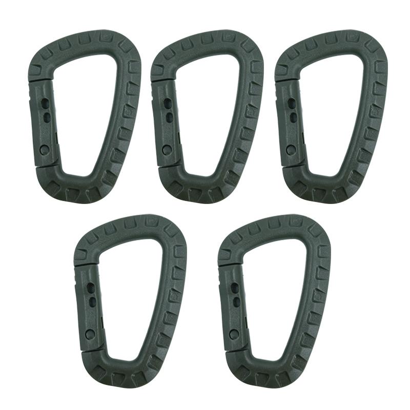 Rucksack Schnalle Schnelle Karabiner Kunststoff Haken D Form Mosqueton EDC Getriebe Für Outdoor Camping