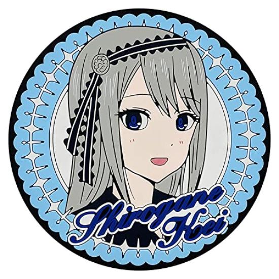 OSK Kaguya-sama Love Is War - Geniuses' War of Love and Brains - Kei Rubber Coaster RCT 1, Approx. 80mm Diameter, Light Blue