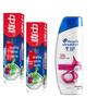 Head & Shoulders Schampo mot mjäll & Arm & Hammer Tandkräm Paket