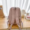 Solid Color Student Schoolbag Women's Lightweight Backpack