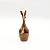 (hej!e) Royal Pet Kangaroo Wooden Figurine Ornament Nordic Decor Wood Animal Figure Kokeshi Doll Interior Doll Wall Decor