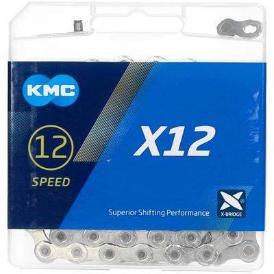 KMC X12 SILVER126 Silver Bicycle Chain 12speedKMC-X12-SV