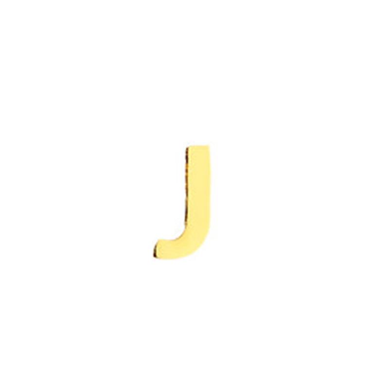 Stainless Steel Non-Fading English Letter Pendant Charms for DIY Jewelry, 26 Letters Available